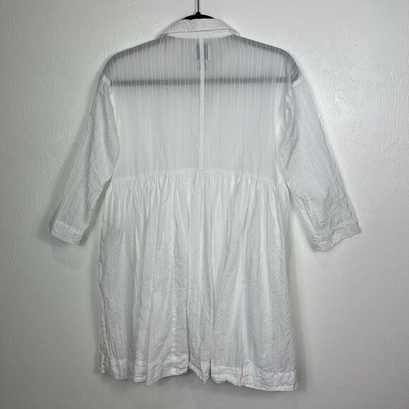HD In Paris Anthropologie Blair Gauze Empire Babydoll Tunic Top Size 4 - Picture 5 of 11